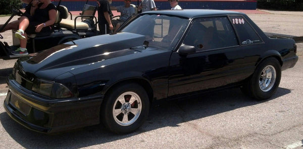 Tamco Paint Murdered Out Black in 1993 Ford Fox Body Mustang