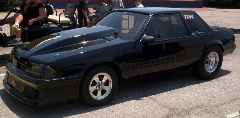 Tamco Paint Murdered Out Black in 1993 Ford Fox Body Mustang