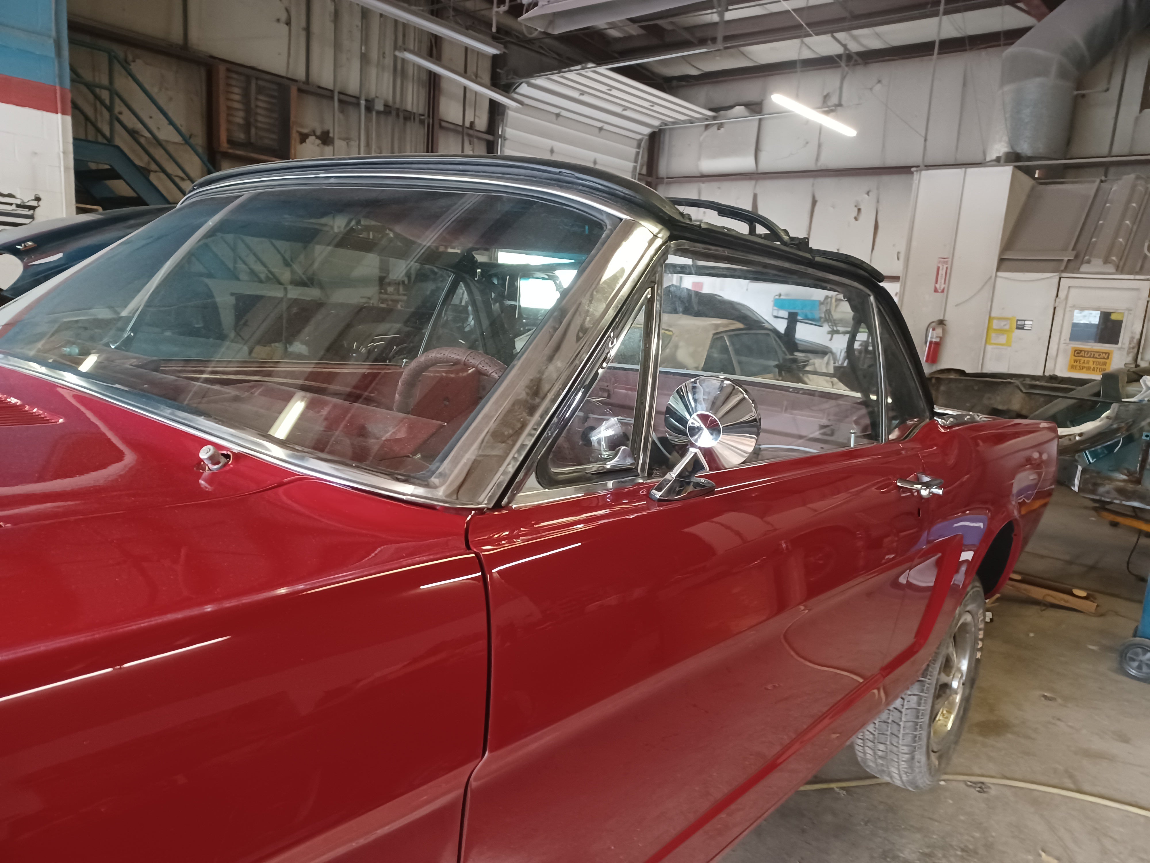 Tamco Paint Candy Apple Red in 1966 Mustang