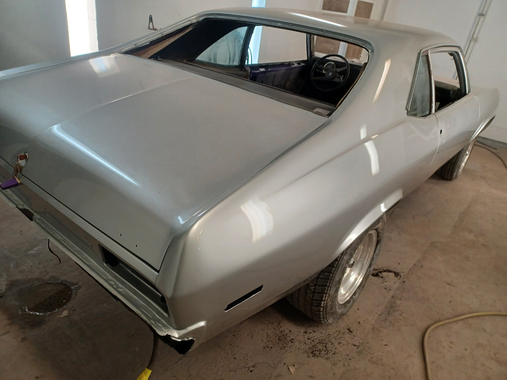 GM CORTEZ SILVER METALLIC | JEFF SHAFFER | 1972 CHEVROLET NOVA