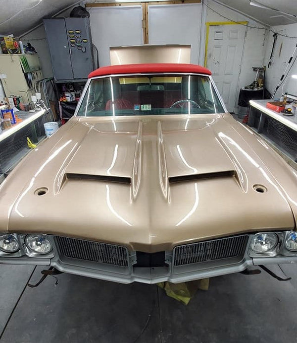 Tamco Paint Sandalwood Tan in 1970 Oldsmobile Cutlass Convertible