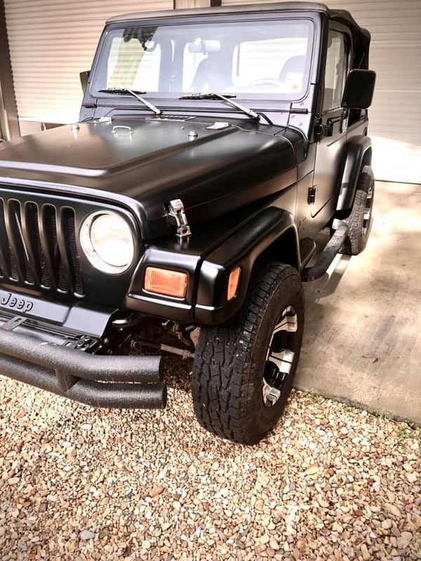Tamco Paint HB9900 Jet Black Basecoat in Jeep Wrangler