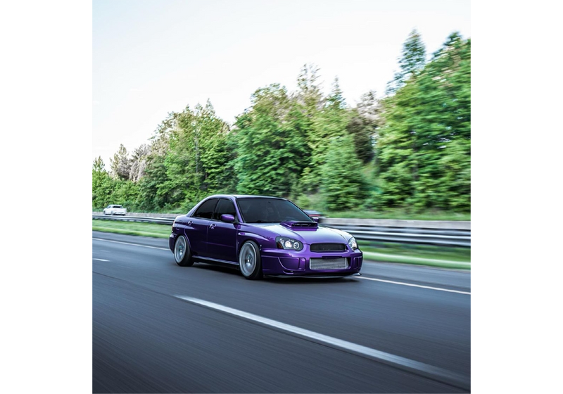 Tamco Paint Purple Pop Pearl in 2005 Subaru Impreza WRX STI
