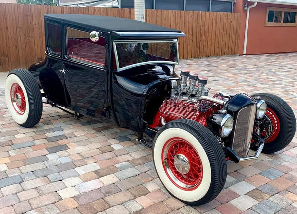 Tamco Paint Murdered Out Black in 1927 Ford Model T Coupe