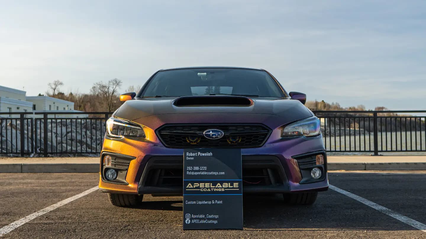 Tamco Paint HC2104 High Solids Clearcoat on Subaru WRX