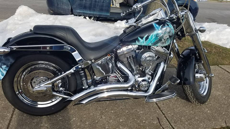 Tamco Paint Tamco Intensity Patriot Blue in Yamaha V Star 1100