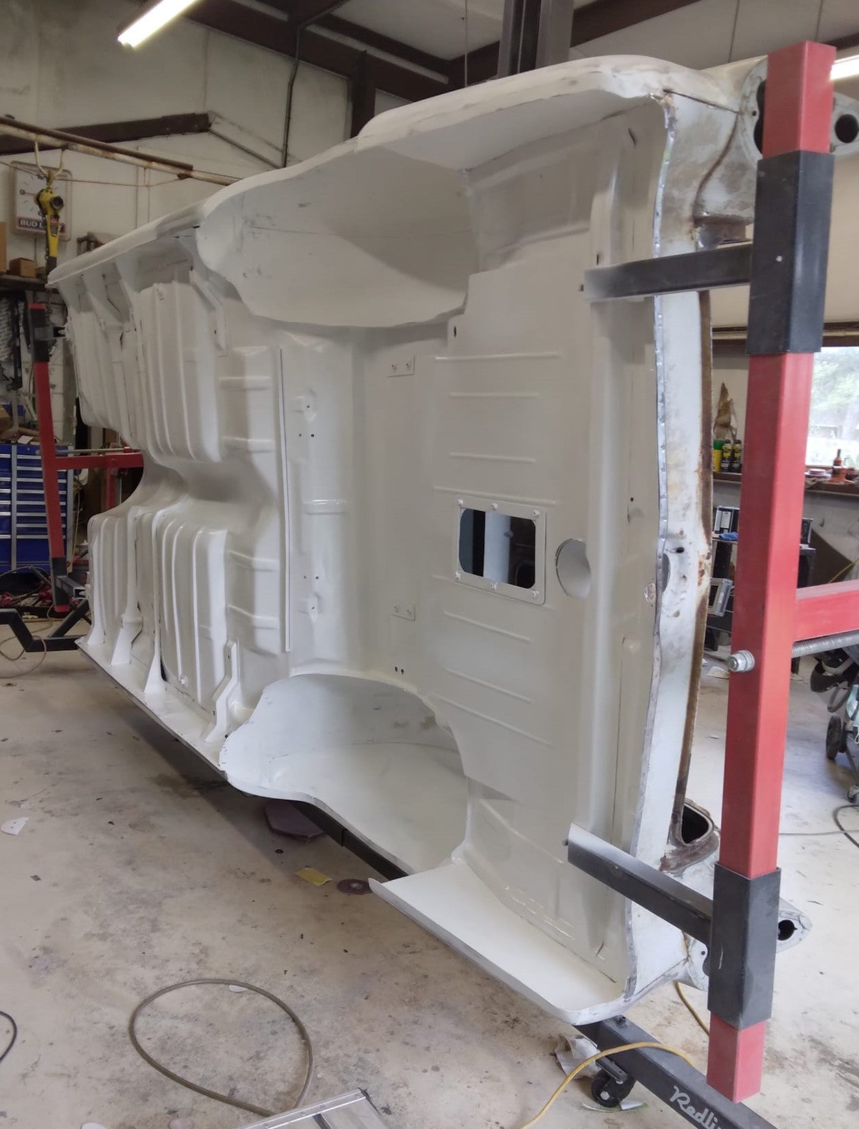 Tamco Paint HP773 White High Build Epoxy Primer in Ford Anglia 105E