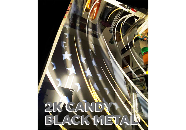 2K CANDY BLACK METAL | 5’ ART PIECE