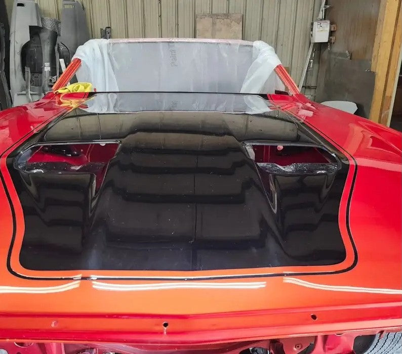 Tamco Paint ShockTop Orange in 1973 Mustang