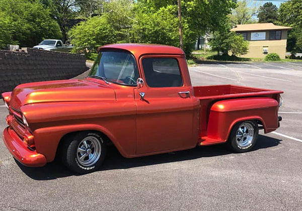 Tamco Paint Toxic Sunburst in 1972 Chevrolet C10 pickup