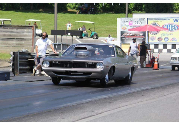 Tamco Paint Chrysler Billet Silver Metallic OEM Basecoat in 1970 Plymouth Barracuda