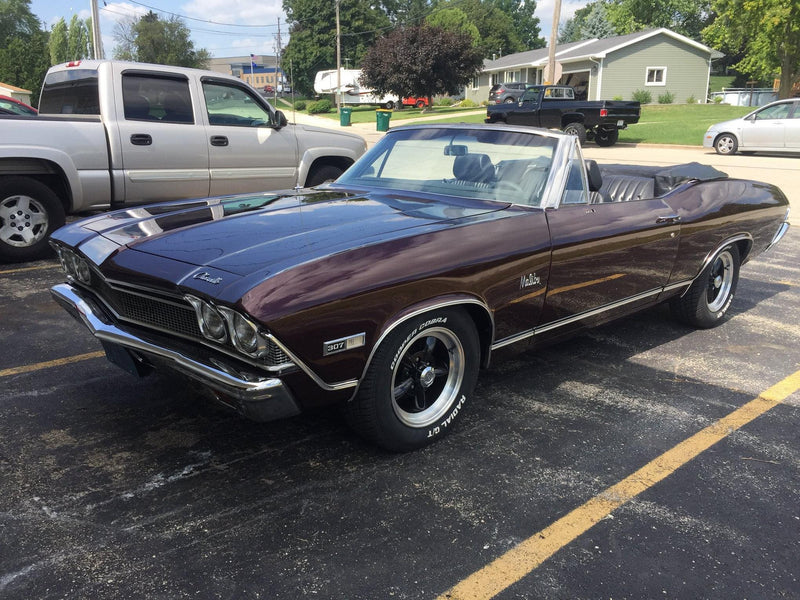 Tamco Paint Ford Burgundy Velvet in 1968 Chevelle