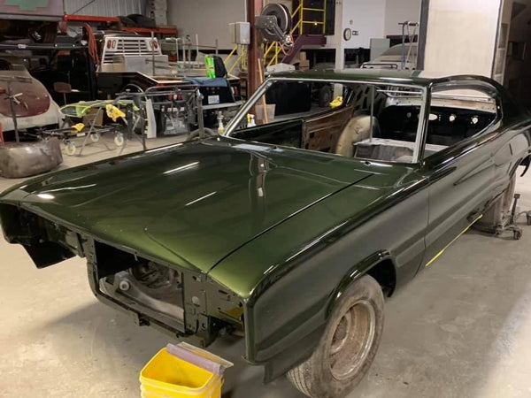 Tamco Paint GM Forest Green in 1966 Hemi Charger