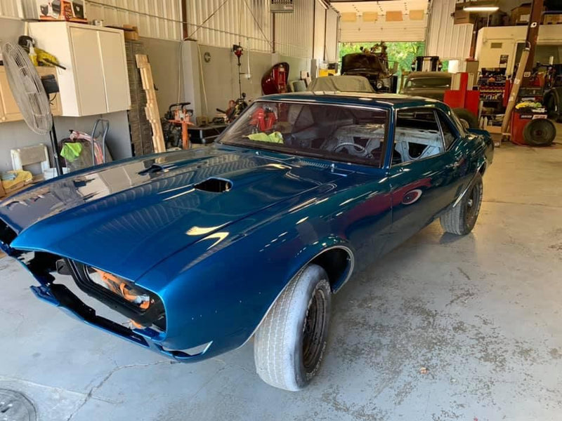 Tamco Paint Windward Blue Metallic in 1968 Pontiac Firebird