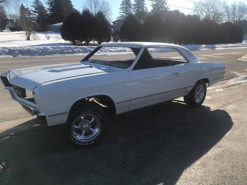 Tamco Paint Chrysler Ermine White in 1967 Chevelle