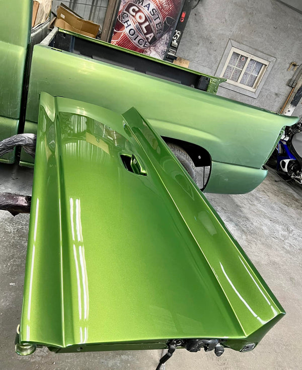 Tamco Paint HC2104 High Solids Clearcoat on Car Parts