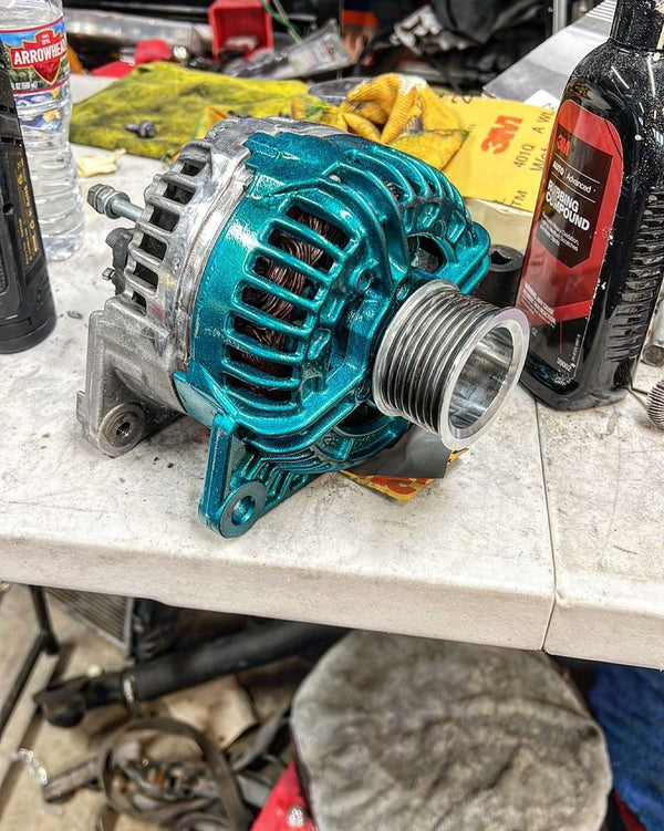 Tamco Paint Teal Time Candy Pearl Basecoat in Automotive Alternator