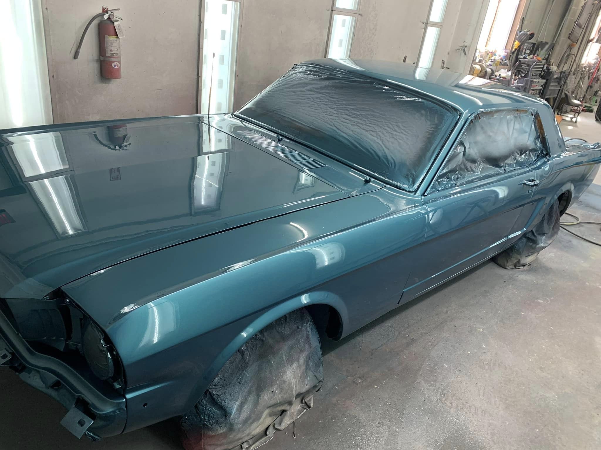 Tamco Paint HC2104 High Solids Clearcoat on 1967 Ford Mustang