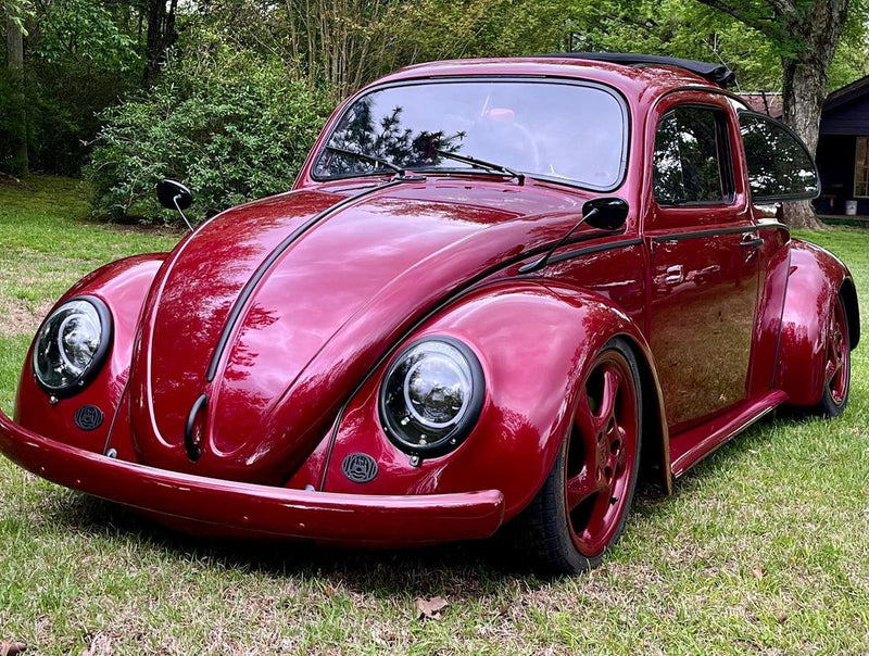 Tamco Paint Rock-It-Red in 1963 Volkswagen Beetle Ragtop