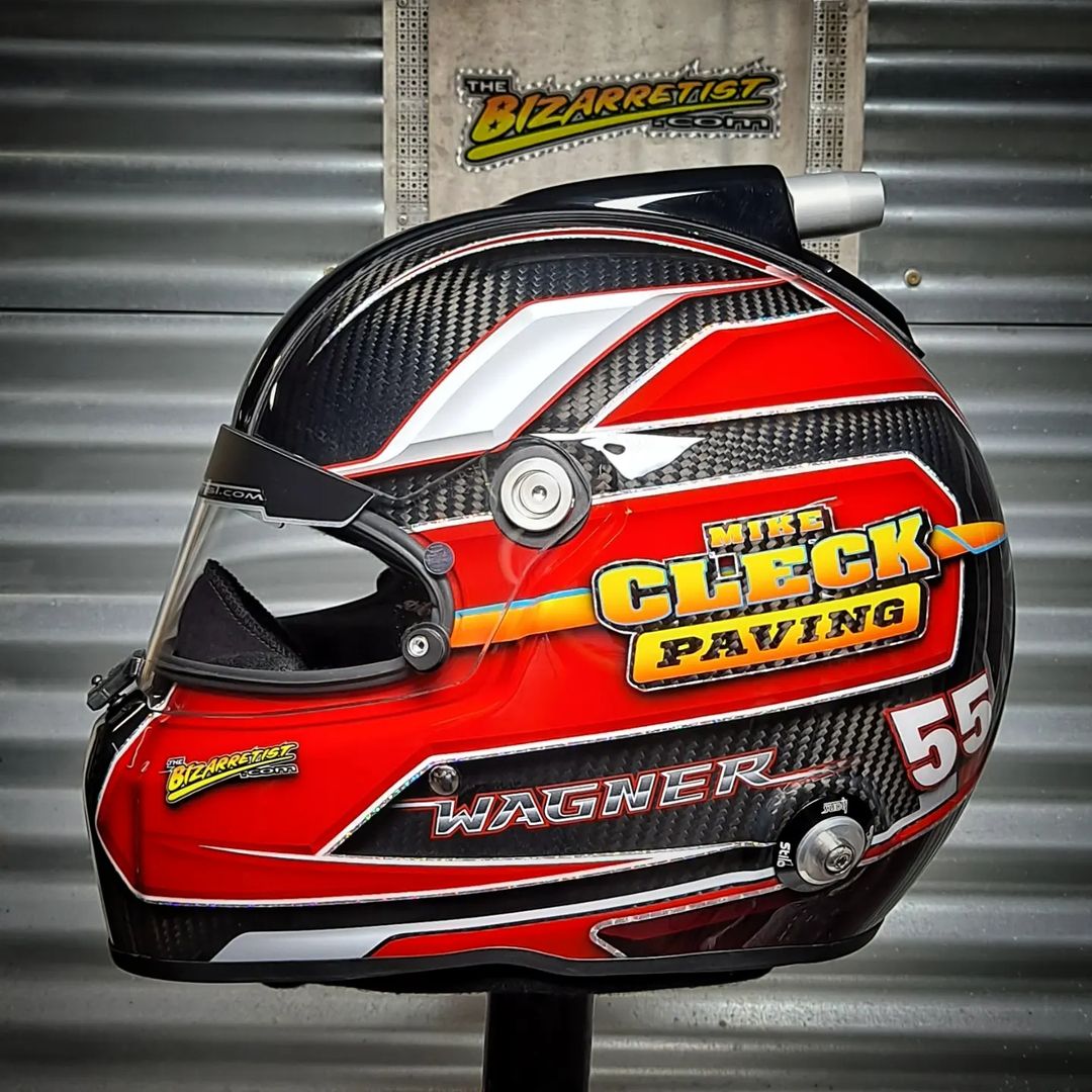 Tamco Paint Brush FX Pinstriping in Racing Helmet