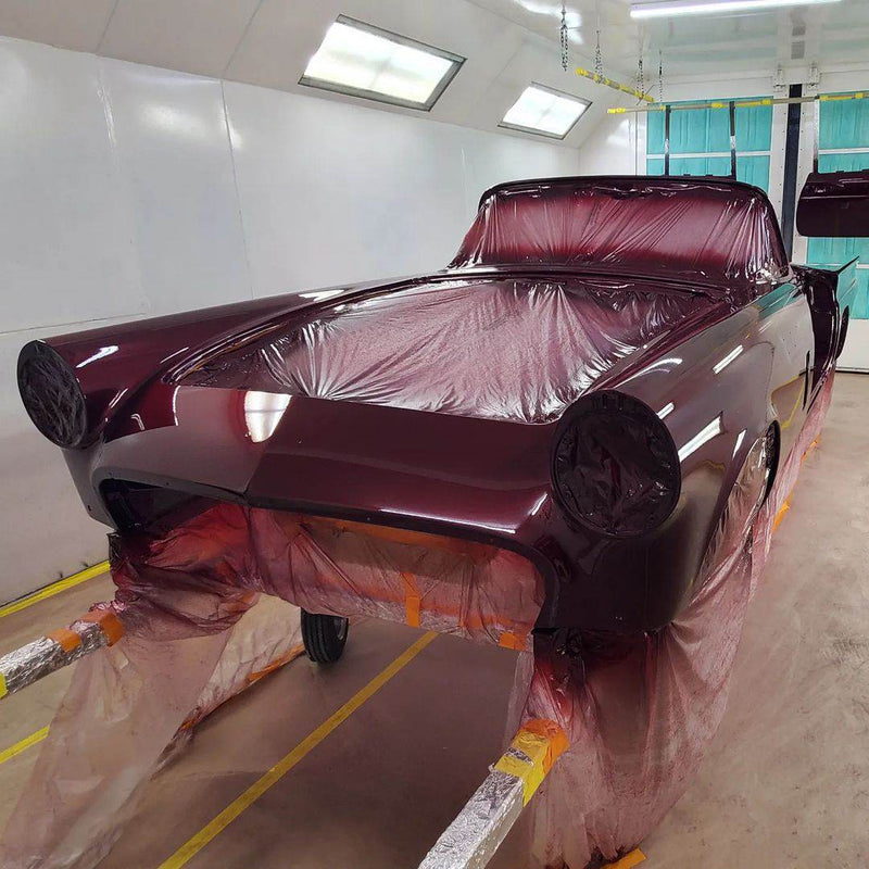 Tamco Paint Ford Merlot Red in 1957 Ford Thunderbird