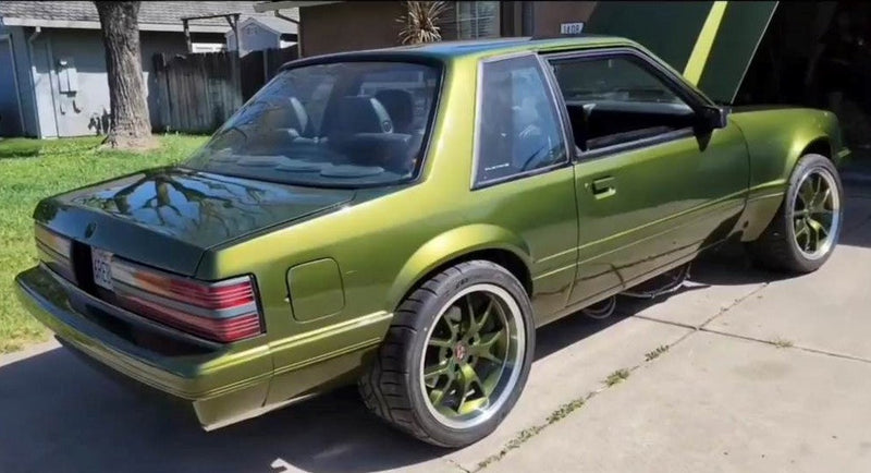 Tamco Paint Yuengling Green in Fox Body Mustang