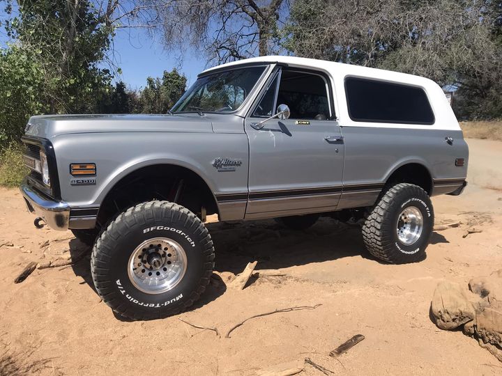 Tamco Paint Toyota Cement Gray Metallic in 1972 Chevrolet K5 Blazer