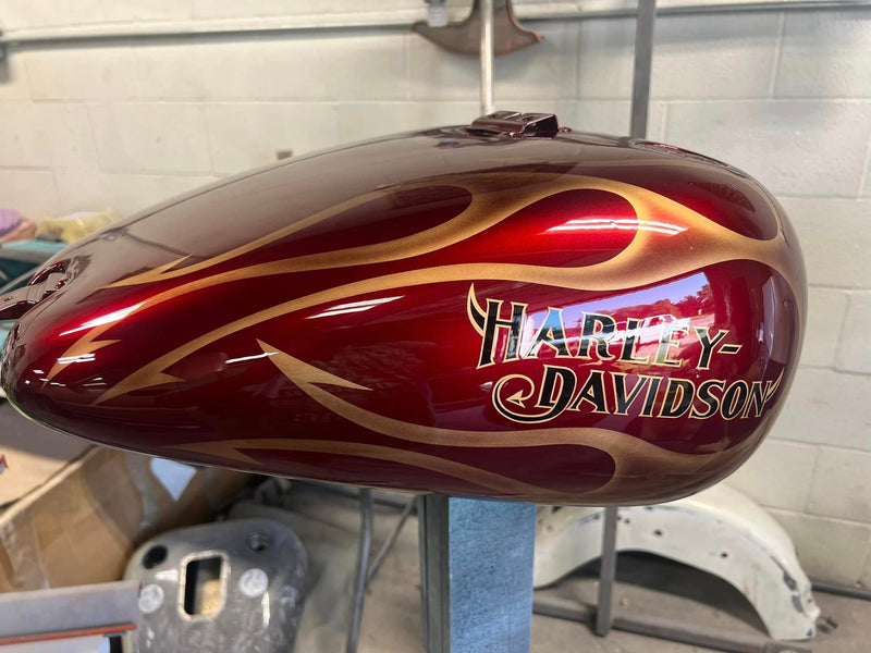 Tamco Paint HC2104 High Solids Clearcoat on Motorcycle Parts