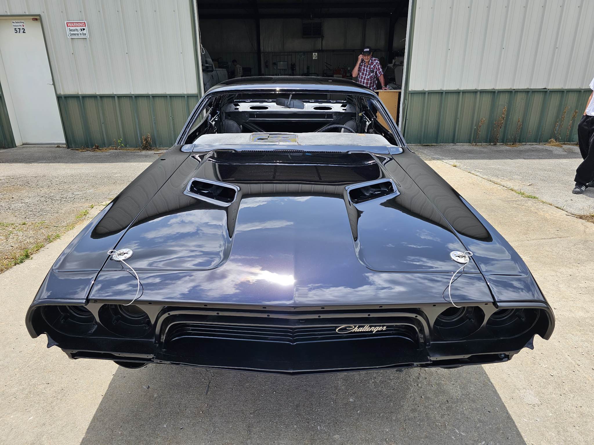 Tamco Paint Sinister Triple Reboot Purple in 1973 Dodge Challenger