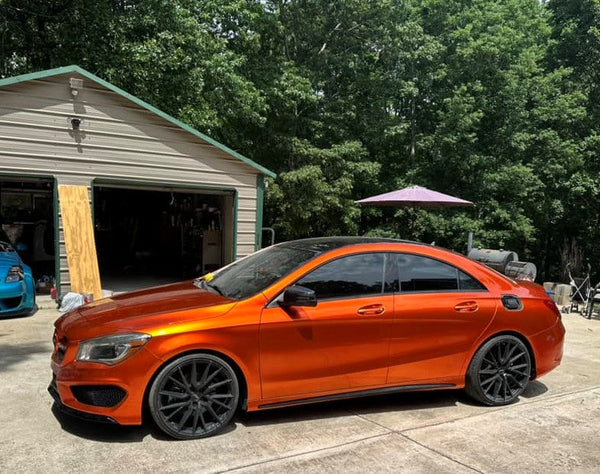 Tamco Paint Tamgerine Candy Pearl Basecoat in Mercedes Benz CLA Class