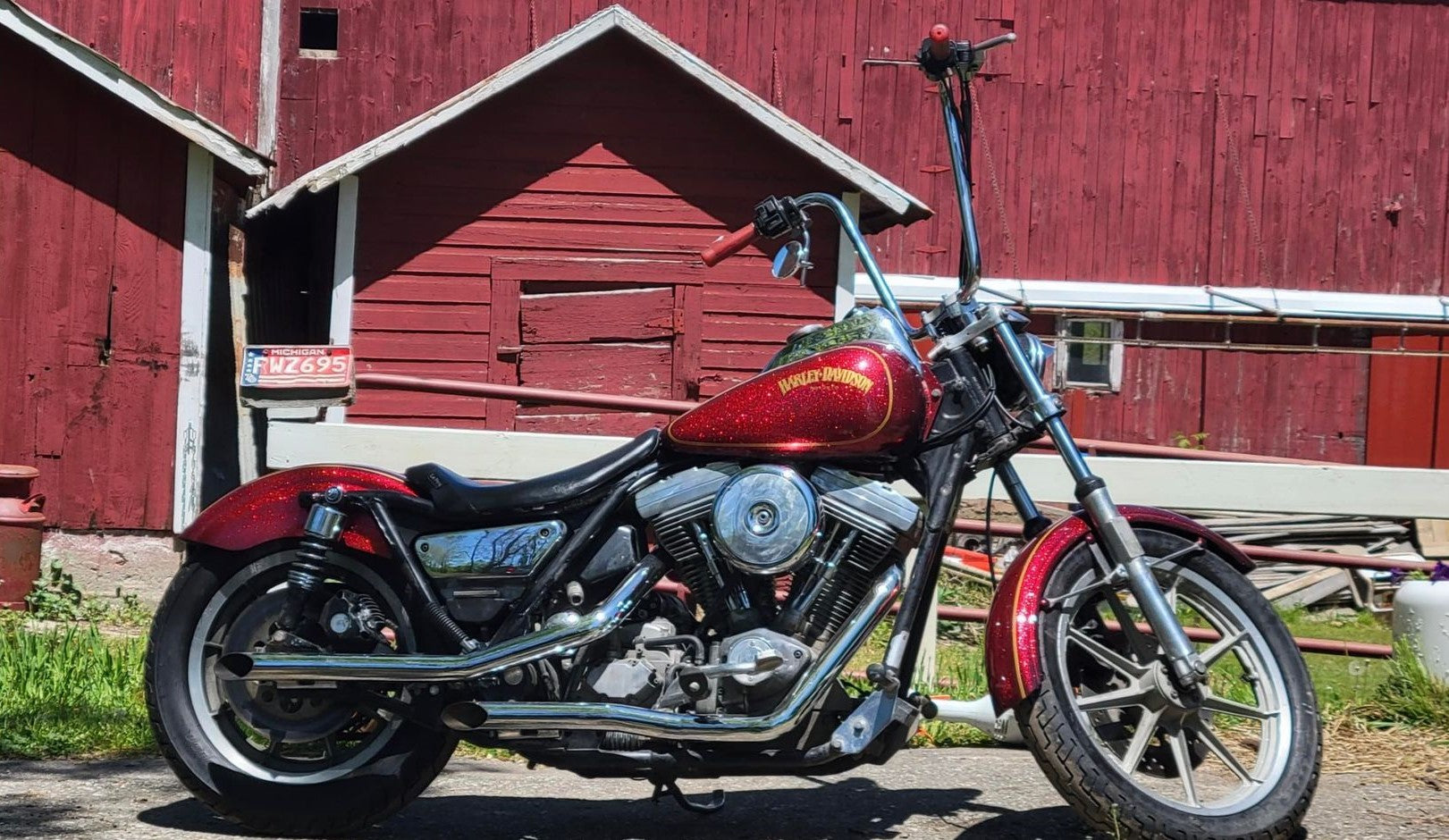 Tamco Paint HC2104 High Solids Clearcoat in Harley-Davidson FXR