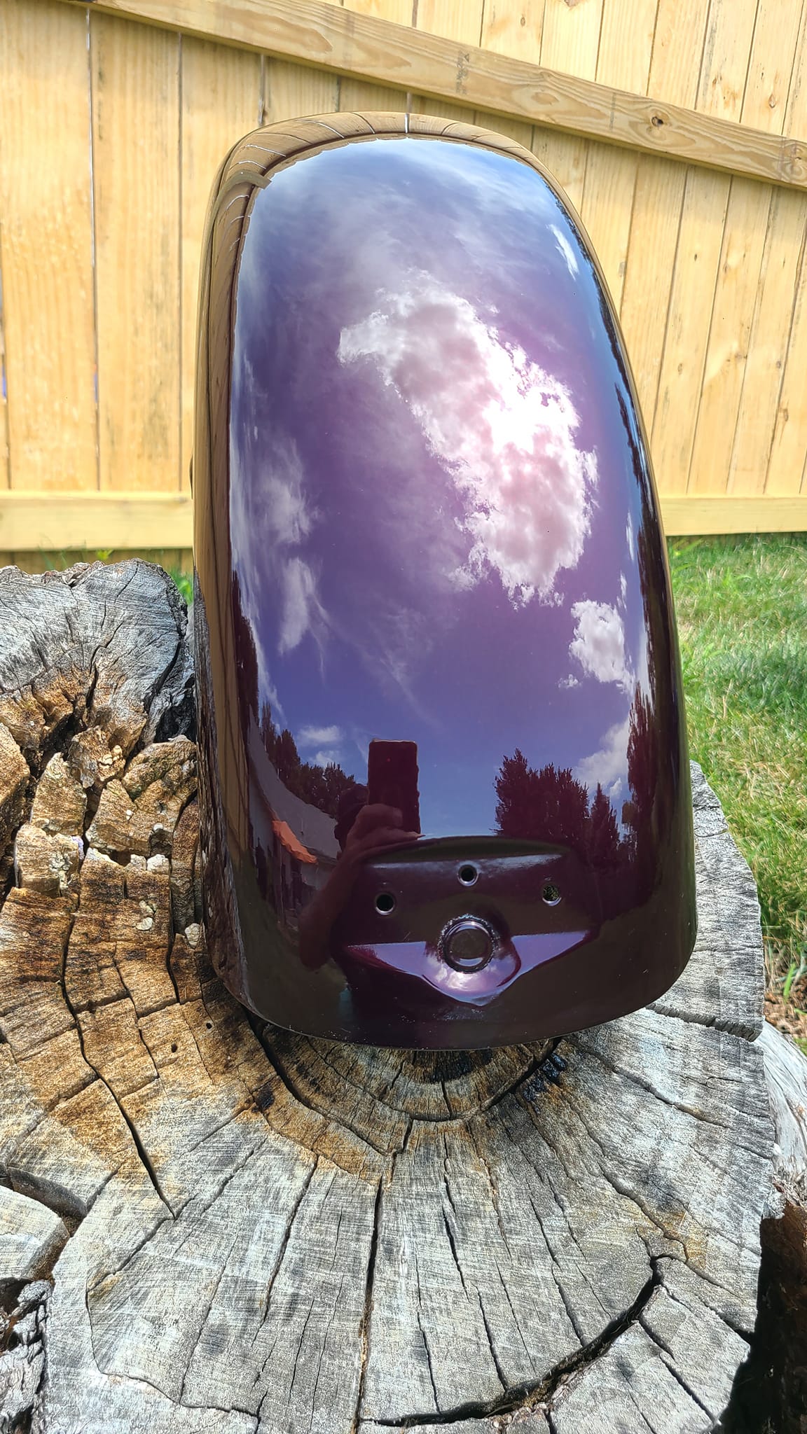 Tamco Paint HC4100 Glamour Clearcoat Kit in Motorcycle Fender