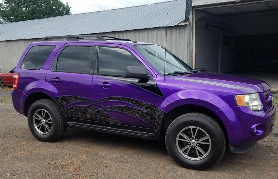 Tamco Paint Purple Pop Pearl in 2008 Ford Escape