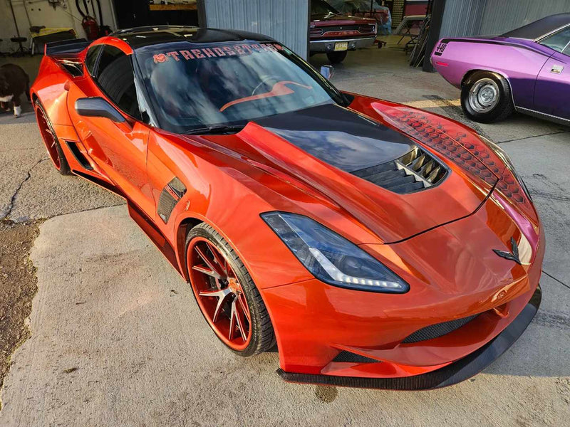 Tamco Paint Shocktop Orange in 2019 Chevrolet Corvette C7 Z06
