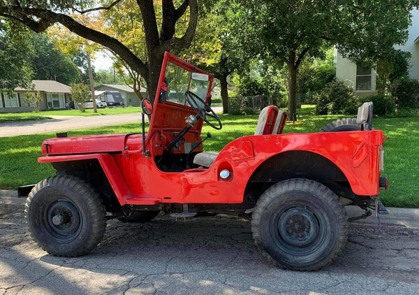 Tamco Paint OG Red Candy Concentrate in 1947 Willys Jeep CJ-2A