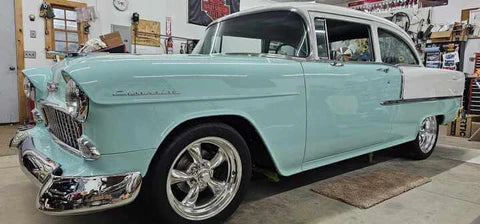 Tamco Paint Seamist Green in 1955 Chevrolet