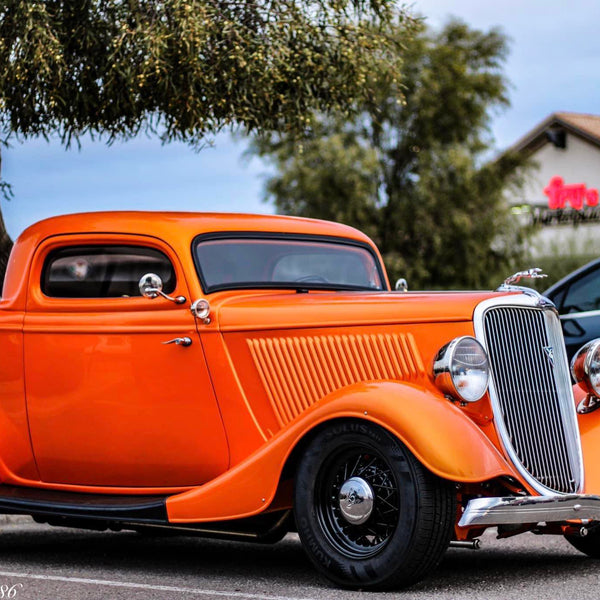 SUNKIST ORANGE PEARL | DANEAL FRANK | 1934 FORD COUPE