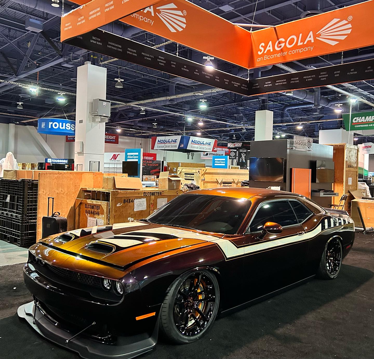 Tamco Paint Clearcoats in Dodge Challenger