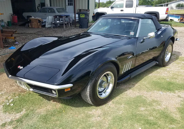 Tamco Paint Murdered Out Black in 1969 Chevrolet Stingray