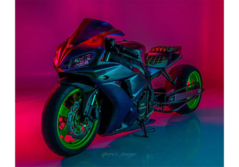 Tamco Paint HB9900 Jet Black Basecoat in Honda CBR1000