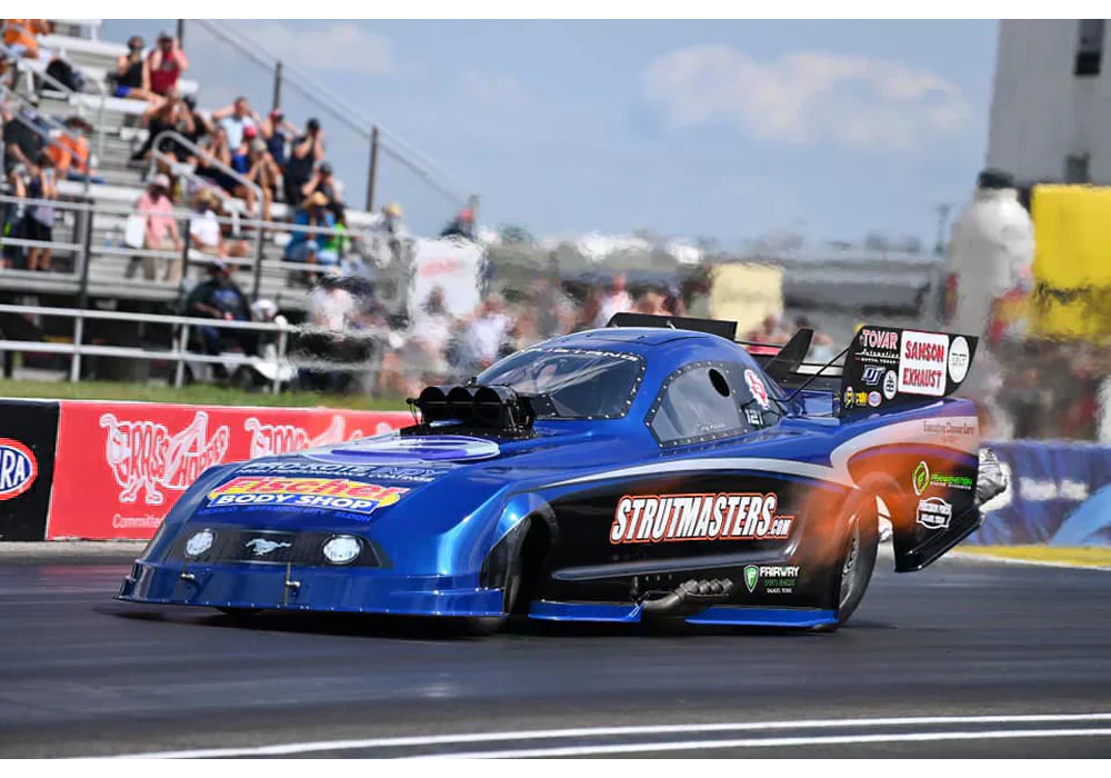 Tamco Paint Bluetiful in Drag Racing Car