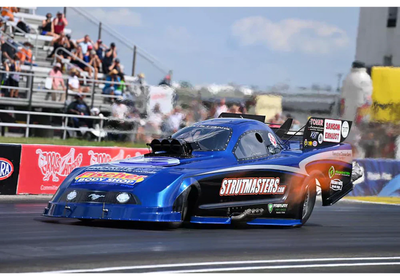Tamco Paint Bluetiful in Drag Racing Car