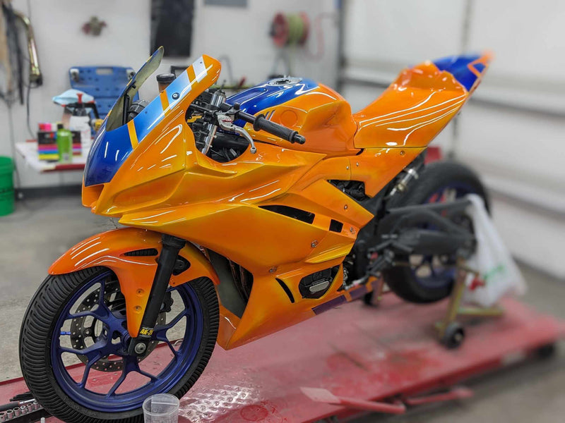 Tamco Paint Sunkist Orange Pearl in 2016 Yamaha R3