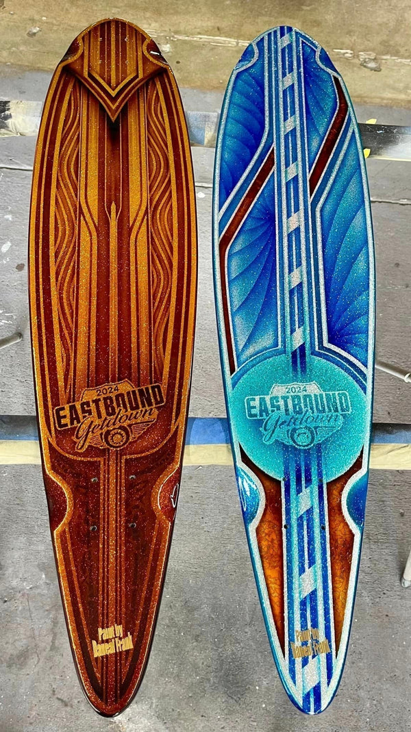 Tamco Paint Clearcoat in Skateboards
