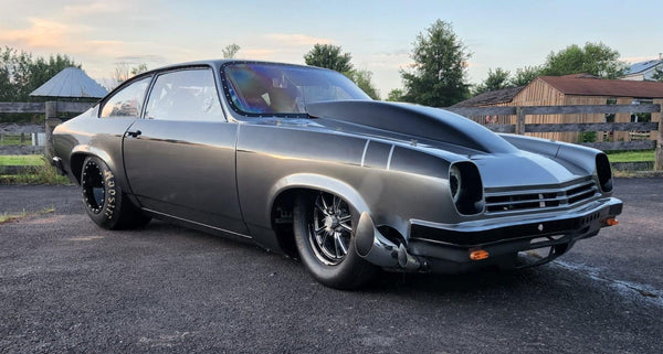 MURDERED OUT BLACK & SMOKE METALLIC | FRANK PERRIN | CHEVROLET VEGA 1971
