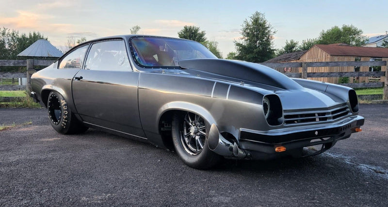 MURDERED OUT BLACK & SMOKE METALLIC | FRANK PERRIN | CHEVROLET VEGA 1971