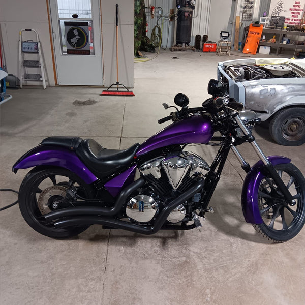 Tamco Paint Grapeness and Black Metal Candy Concentrate in 2010 Honda Fury