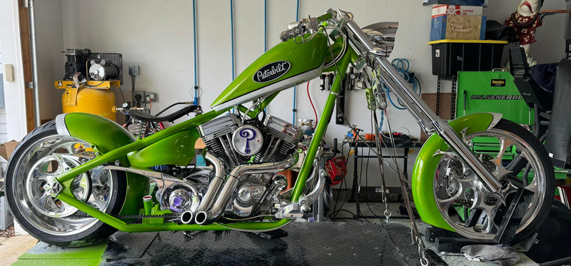 Tamco Paint Sublime Green in 2010 Redneck Engineering Custom Chopper