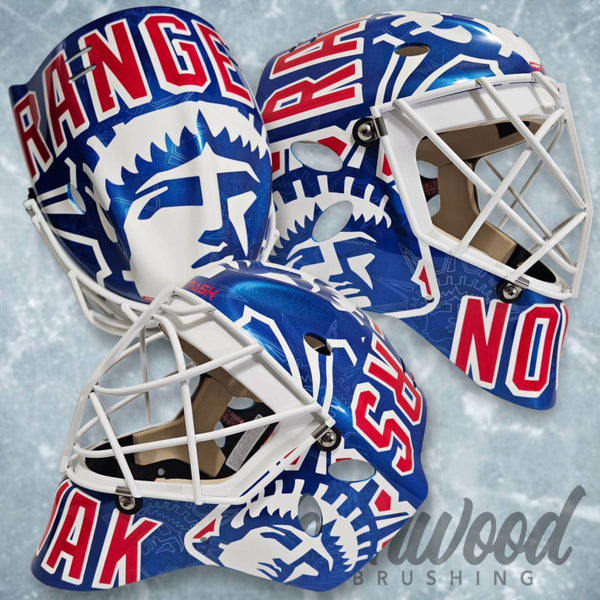 Tamco Paint HC9500 in Statue of Liberty Novak Hockey Helmet