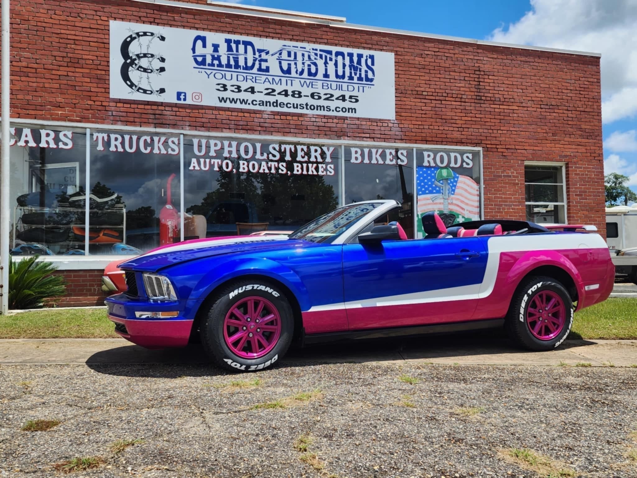 Tamco Paint Sexy AF Pink in 2006 Ford Mustang